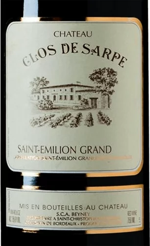 Château Clos de Sarpe Saint-Émilion Grand Cru Classé 2019