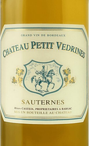 Château Petit Védrines Sauternes 2018 Half Bottle