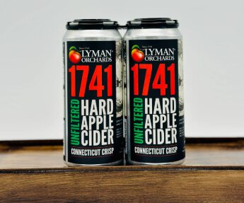 LYMAN ORCHARD 1741 UNFILTERED CIDER 4PK CAN