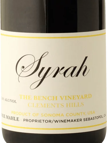 Pax The Bench Syrah North Coast