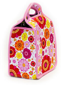 Neoprene Tote Flowers