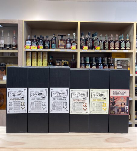 Ichiro's Chichibu Us Edition 2018 2023 Release 6 Bottles