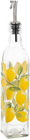 Coastal Citrus Glass Oil Bottle