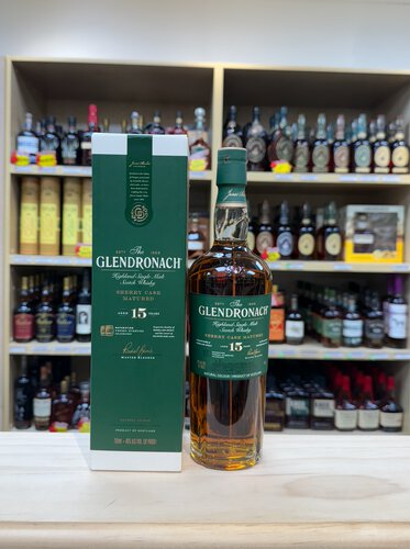 The Glendronach 15 Year Scotch Single Malt Sherry Cask Matured Highland
