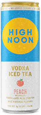High Noon Peach Vodka Iced Tea