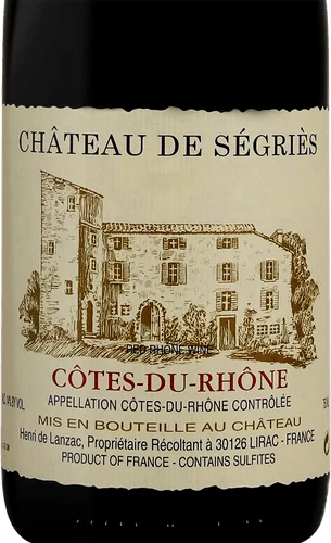 Château de Ségriès Côtes du Rhône
