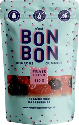 Bon Bon Raspberry Gummy Candies