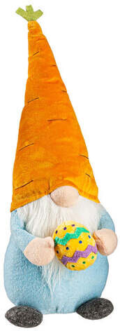 Easter Gnome With Carrot Hat Decor
