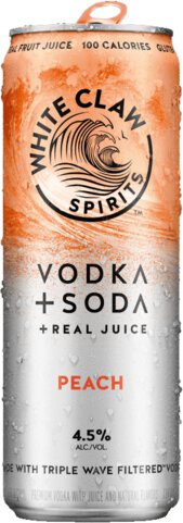 WHITE CLAW SINGLE PEACH CAN