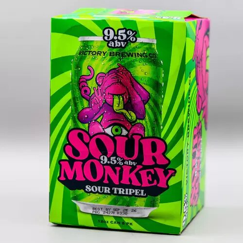 VICTORY SOUR MONKEY 6PK CAN 12OZ - Wines and More, Milford, CT
