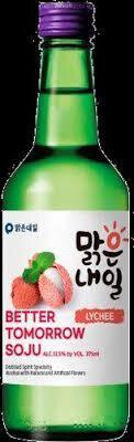 Better Tomorrow Lychee Soju Korea