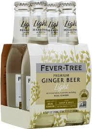 FEVER TREE LIGHT GINGER BEER  4PK