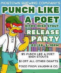 MOBTOWN PUNCH LIKE A POET 6/12 OZ CAN