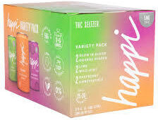 Happi Thc Seltzer 5mg Variey Pack