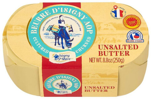 Butter - Isigny Ovals Unsalted 250gr