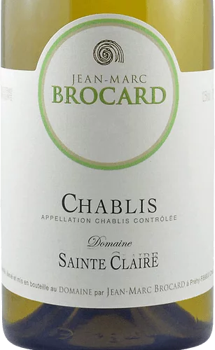 Jean-Marc Brocard Domaine Sainte Claire Chablis