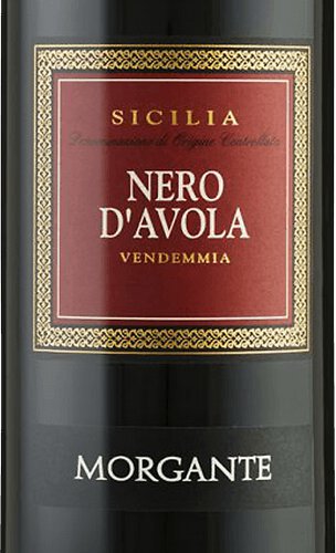 Morgante Nero d’Avola Sicily