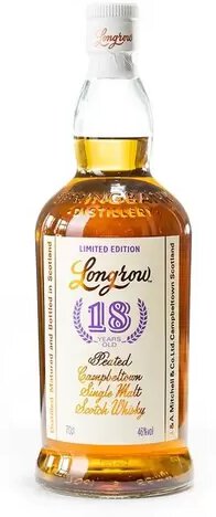 Longrow 18 Year Old Peated Campbeltown Single Malt Scotch Whisky