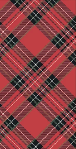 Hester Cook Red Plaid Guest Napkin Kp1529