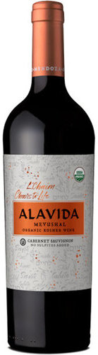 Alavida Cabernet Sauvignon Organic Kosher For Passover Vegan Argentina