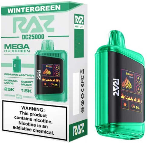 Raz Wintergreen 25k Puff