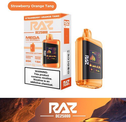 Raz Strawberry Orange Tang 25k Puffs