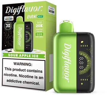 Digiflavor BRK 20k Sour Apple Ice - Wine, Beer & Spirits Store - Colorado Springs, CO | Cheers Liquor, Colorado Springs, CO Digiflavor BRK 20k Sour Apple Ice - Wine, Beer & Spirits Store - Colorado Springs, CO | Cheers Liquor, Colorado Springs, CO