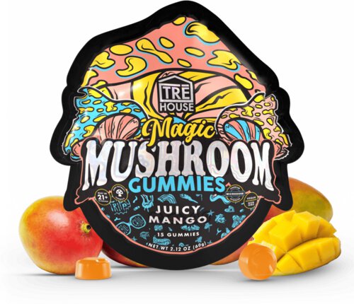 Tre House Magic Mushroom Juicy Mango Gummies