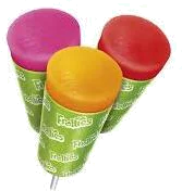 Frollies Pop Ups Orange Push Up