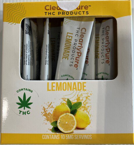 Clearly Pure Lemonade Packet 5mg THC