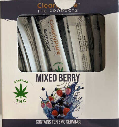 Clearly Pure Mixed Berry Packet 5mg THC