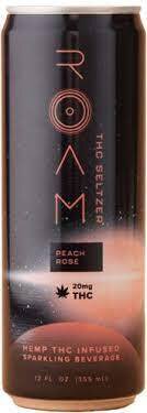 Roam Peach Rose 10mg THC Seltzer