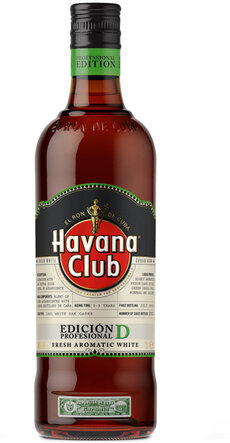 Havana Club Edicion Profesional D Fresh Aromatic White Cuban Rum 700ml