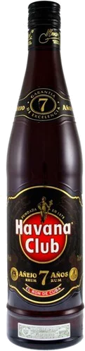Havana Club Anejo 7 Year Cuban Rum ( Older Skinny Bottling ) 700ml