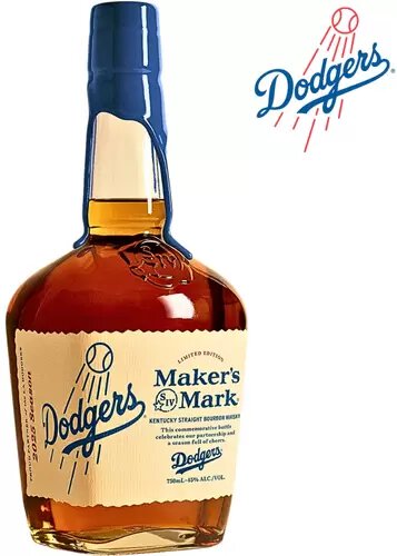 Makers Mark Dodgers Blue