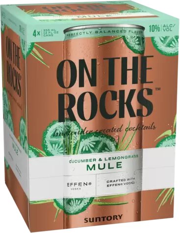 On The Rocks Cucumber Lemongrass Mule RTD