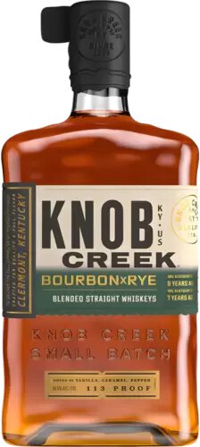 Knob Creek Bourbonxrye Blended American Whiskey 113 Proof