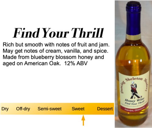 Dancing Skeleton Find Your Thrill Mead
