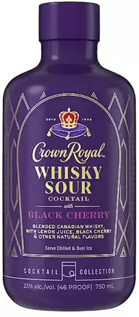 Crown Royal Whiskey Sour Black Cherry