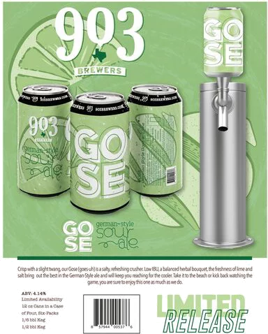 903 Brewers Lime Gose
