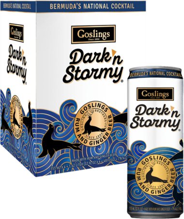 Gosling Dark N Stormy Rum & Ginger Beer 4pk