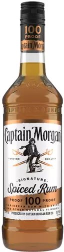 Captain Morgan Black 100 Proof Spiced Rum