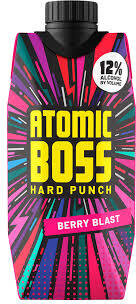 Atomic Boss Hard Punch Berry Blast