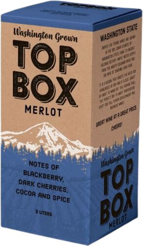 Top Merlot Red Wine Box 3l Box