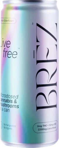 Brez Lemon Elderflower 5mg THC Cannabis Infused Drink