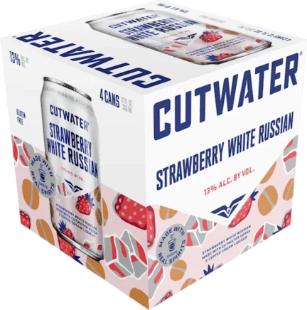 Cutwater Strawberry White Russian Cocktail