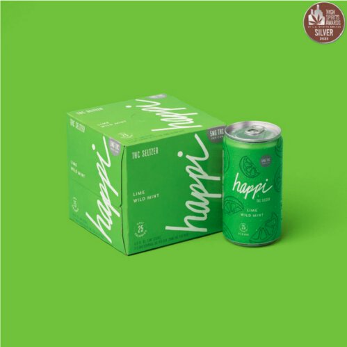 Happi 5mg Thc Seltzer Lime Wild Mint