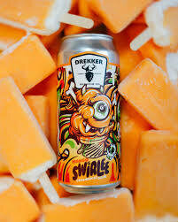 Drekker Swirlee Strawberry Creamsicle Sour