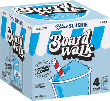 Boardwalk Blue Slushie 4pk