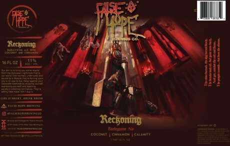 False Hope Reckoning Barley Wine Ale